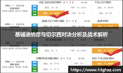 基辅迪纳摩与切尔西对决分析及战术解析